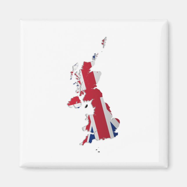 Flag "UK & Crown Dependencies"_Karte_2 Magnet (Vorne)