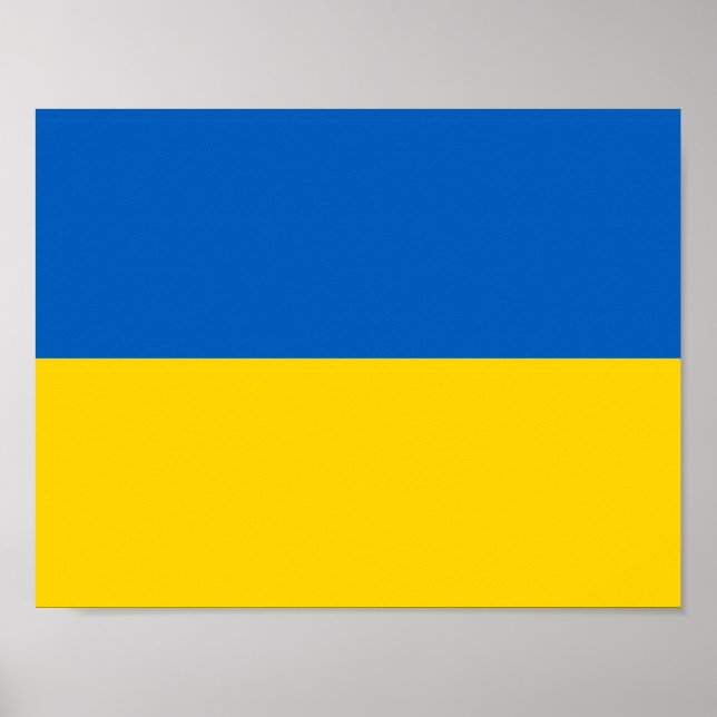 Flag Ukraine-Poster Poster (Vorne)