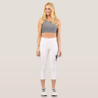 Flag und Adler der Vereinigten Staaten. 4. Juli. Capri Leggings