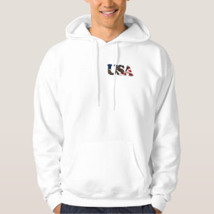 FLAG US & EAGLE Sweat - shirt à capuche à l'améric
