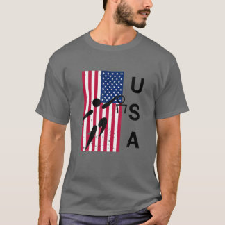 Flag US Pride Basketball USA G T-Shirt
