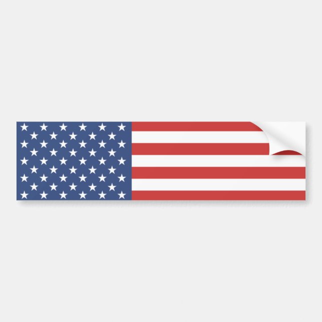 Flag USA AMERICA Autoaufkleber (Vorne)
