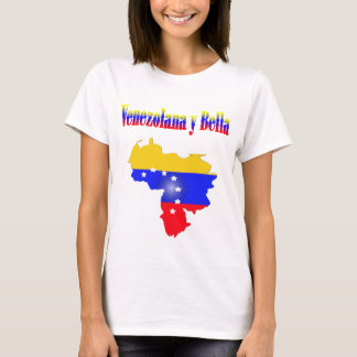 Flag Venezuela tricolor typografie T-Shirt