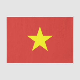 Flag Vietnam - Tissue Paper Seidenpapier