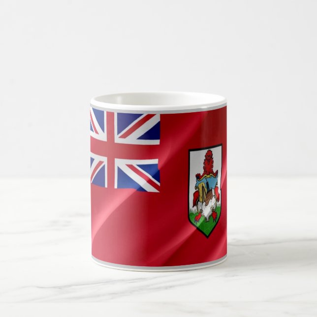 Flag Waving - Bermuda - Kaffeetasse (Mittel)