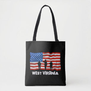 Flag West Virginia USA Tasche