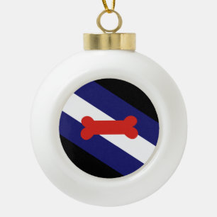 Flag zum Spielen Keramik Kugel-Ornament