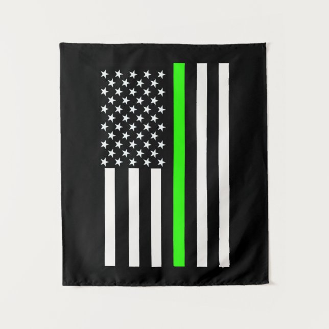 Flag zur Unterstützung von Schleimmeistern Wandteppich (Vorderseite)