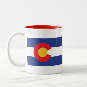 FLAG ZWEIFARBIGE TASSE