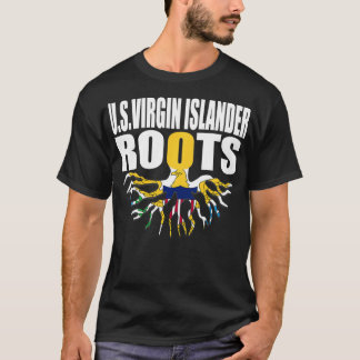 Flagcastle US Jungfrau Islander Roots Flag Pride G T-Shirt