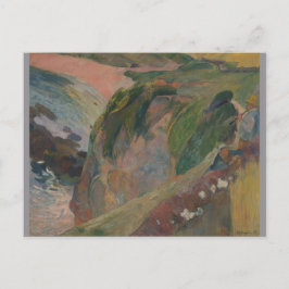 Flageolet Player on Cliff Paul Gauguin Postkarte