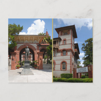 FLAGER COLLEGE FEIERTAGSPOSTKARTE