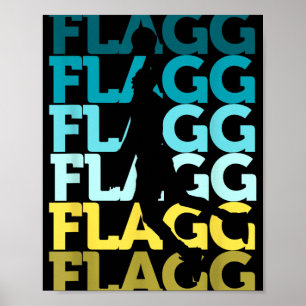 Flagg Basketball Inspirier Fan Sports Poster