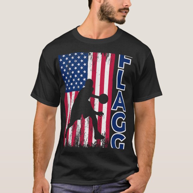 Flagg Basketball Inspirier Fan Sports Tank Top_1 (Vorderseite)