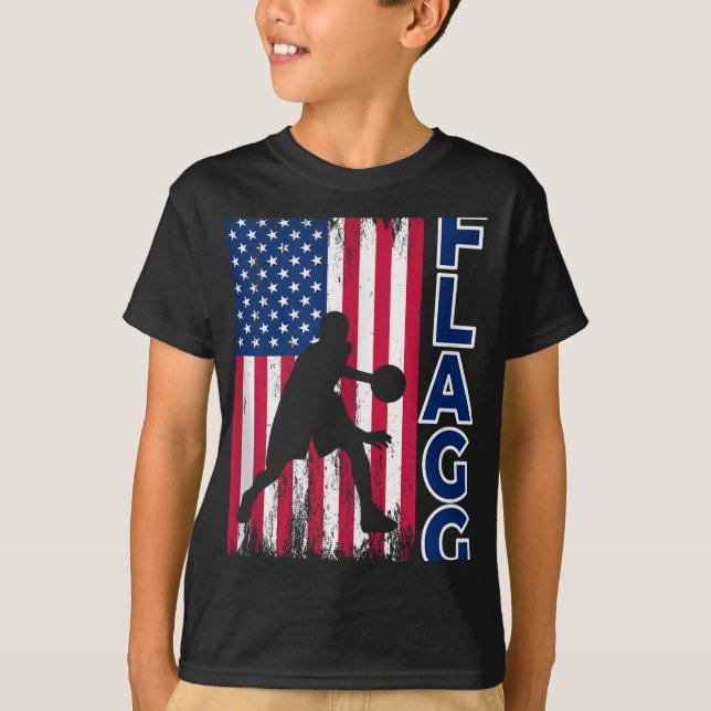 Flagg Basketball Inspirier Fan Sports Tank Top_1 (Vorderseite)