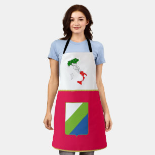 Flagge Abruzzen (Italien) Schürze