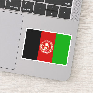 Flagge Afghanistans Aufkleber