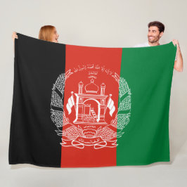 Flagge Afghanistans Fleecedecke