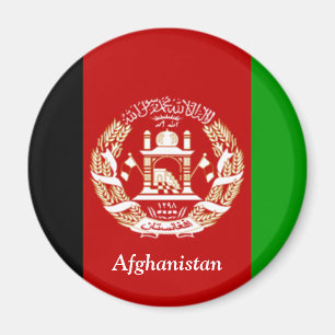 Flagge Afghanistans Magnet