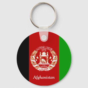 Flagge Afghanistans Schlüsselanhänger