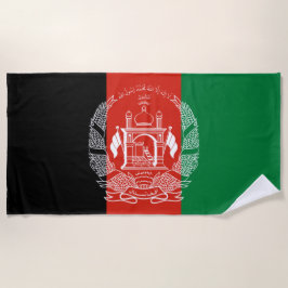 Flagge Afghanistans Strandtuch