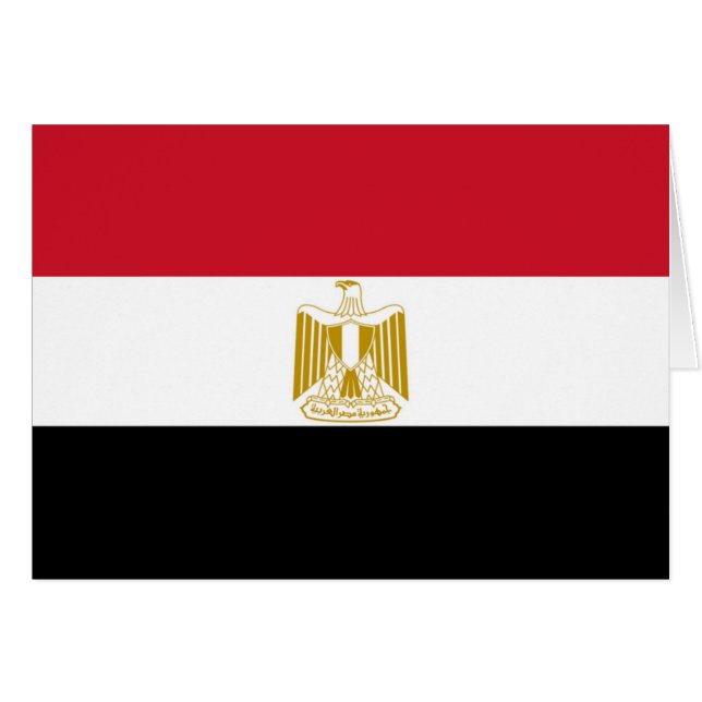Flagge Ägyptens (Vorderseite (Horizontal))