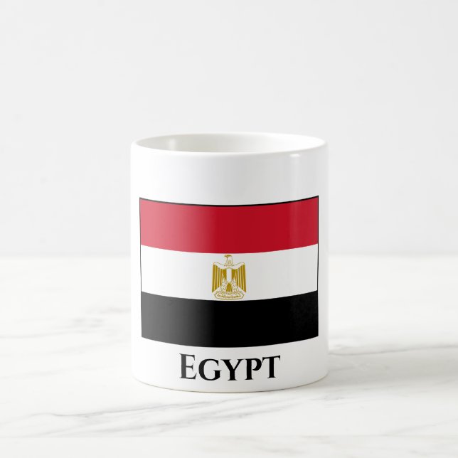 Flagge Ägyptens (Ägyptisch) Kaffeetasse (Mittel)