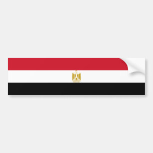 Flagge Ägyptens Autoaufkleber