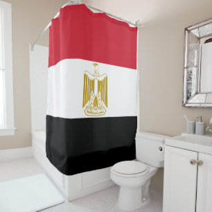 Flagge Ägyptens Duschvorhang