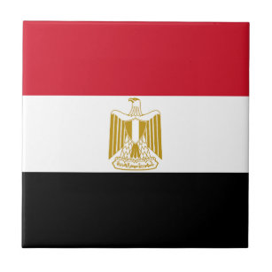 Flagge Ägyptens Fliese