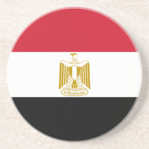 Flagge Ägyptens Getränkeuntersetzer