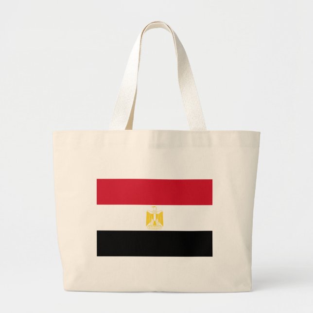 Flagge Ägyptens Jumbo Stoffbeutel (Vorne)