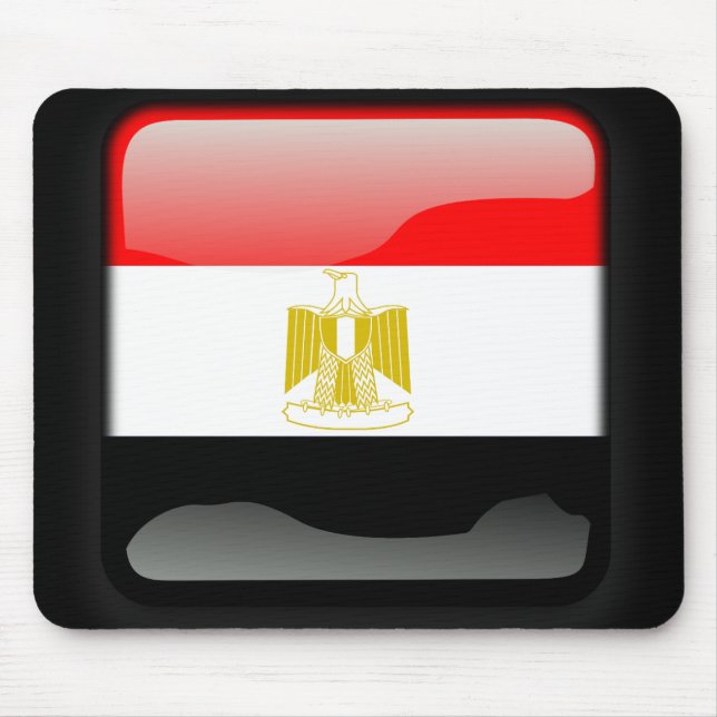 Flagge Ägyptens Mousepad (Vorne)