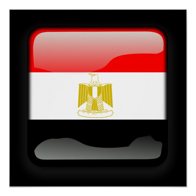 Flagge Ägyptens Poster (Vorderseite)
