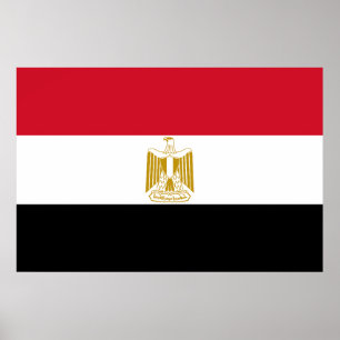 Flagge Ägyptens Poster