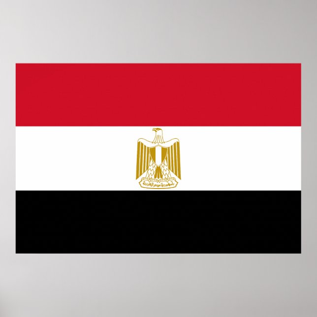 Flagge Ägyptens Poster (Vorne)