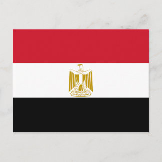 Flagge Ägyptens Postkarte