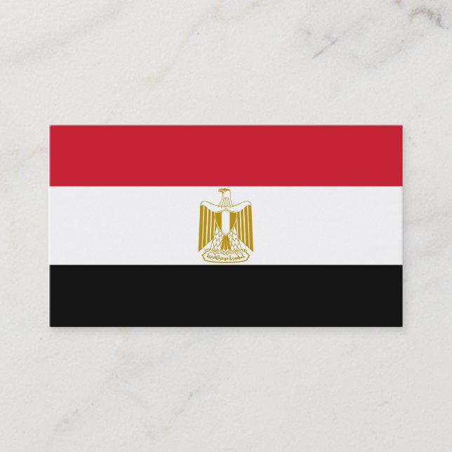 Flagge Ägyptens Visitenkarten Visitenkarte (Vorderseite)
