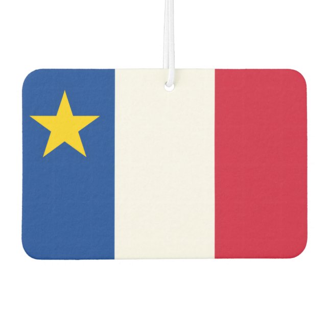 Flagge Akadiens Autolufterfrischer (Vorderseite)