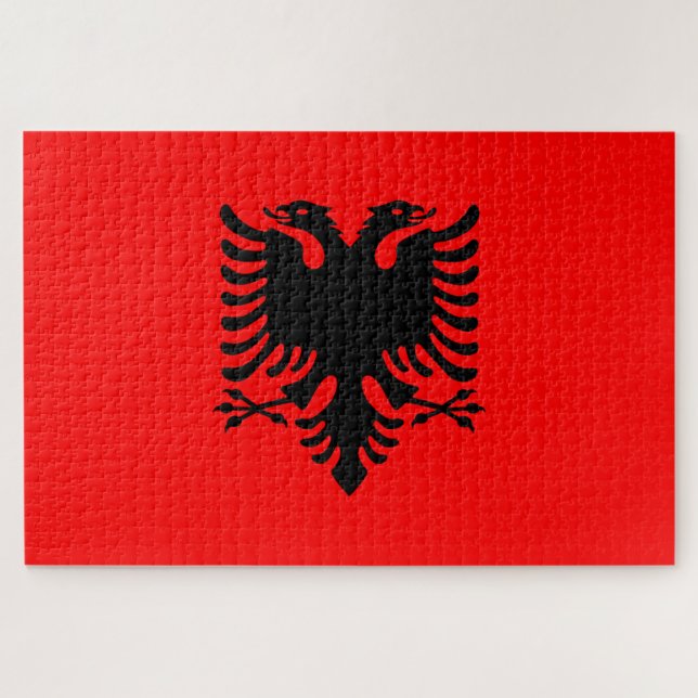 Flagge Albaniens (Horizontal)