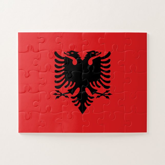 Flagge Albaniens (Horizontal)