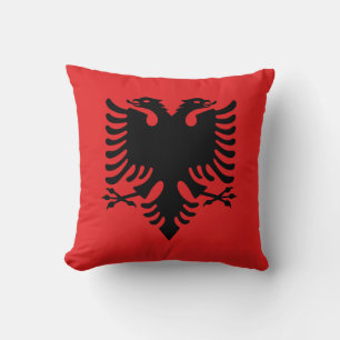 Flagge Albaniens (Albanisch) Kissen