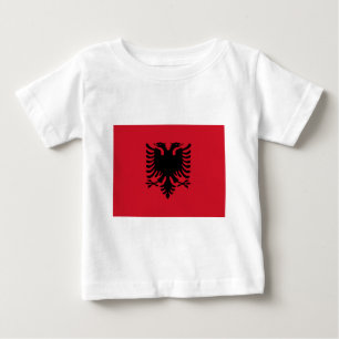 Flagge Albaniens Baby T-shirt
