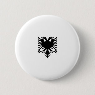 Flagge Albaniens Button