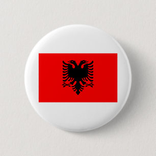 Flagge Albaniens Button