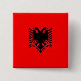 Flagge Albaniens Button