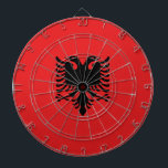 Flagge Albaniens Dartscheibe<br><div class="desc">Flagge Albaniens</div>