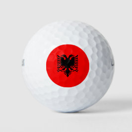 Flagge Albaniens Golfball
