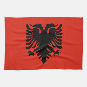 Flagge Albaniens Handtuch