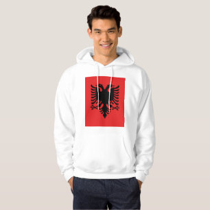 Flagge Albaniens Hoodie